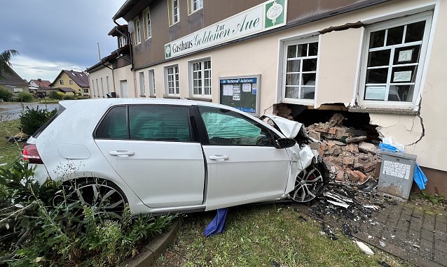 Bild: Tragischer Unfall heute Nachmittag bei Auleben