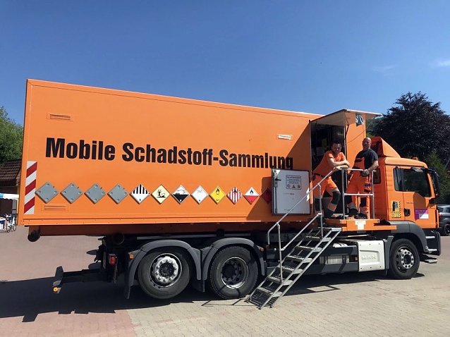Bild: Das Schadstoffmobil des Landkreises Nordhausen