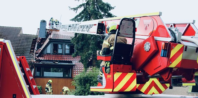 Bild: Feuerwehreinsatz in Bielen