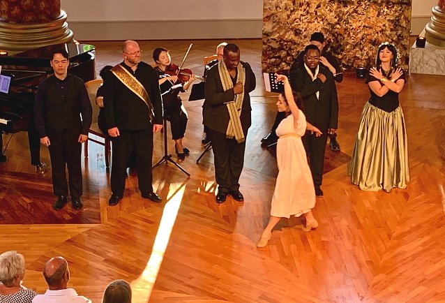 Bild: Starkes Ensemble pr&auml;sentierte Opernerz&auml;hlung "AIDA" von Giuseppe Verdi, im Achteckhaus in Sondershausen