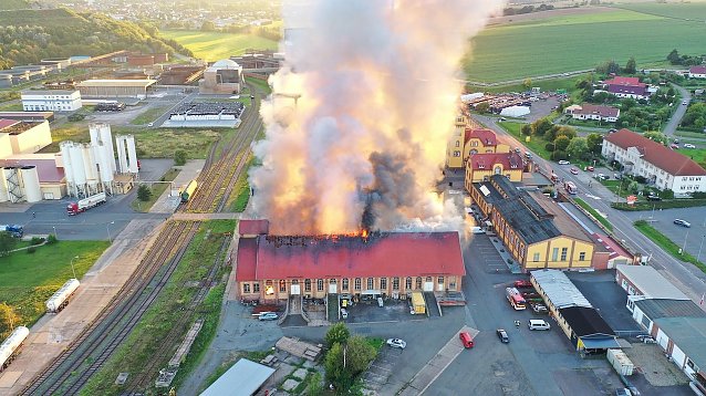 Bild: Gro&szlig;brand in Bleicherode am 07. September