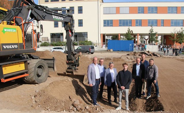 Bild: Baustart am Humboldt-Gymnasium