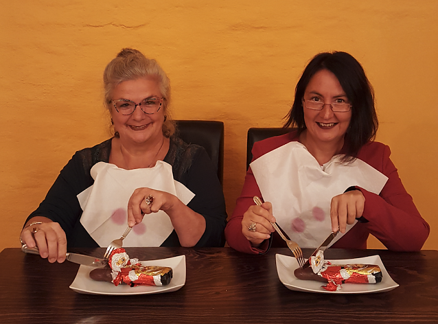 Bild: Heitere Lesungen mit Susanne Hinsching und Anja Eisner am 8., 12., 15. und 16. Dezember