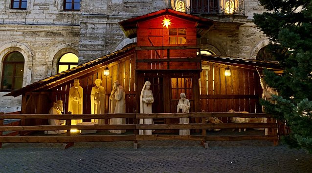 Bild: Weihnachtskrippe in Bad Langensalza 2022