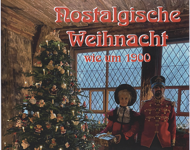 Bild: Nostalgische Weihnacht in der alten Bohlenstube