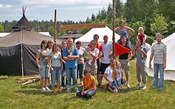 Bild: Himmelfahrt im Camp