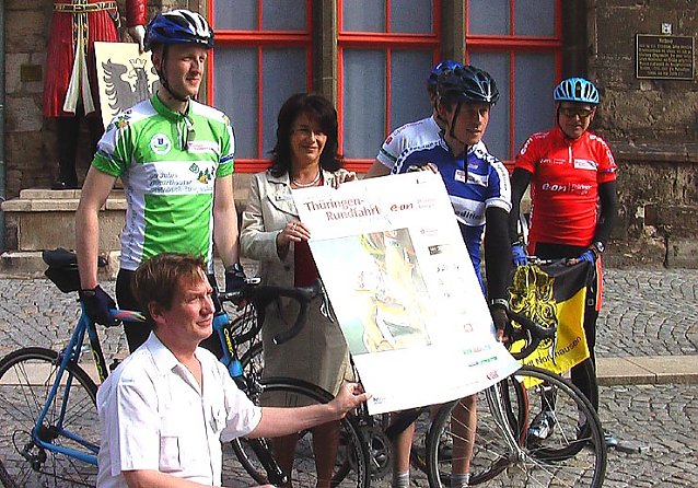 Bild: Werbe-Team zu Gast in Nordhausen