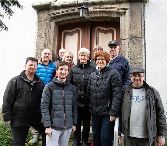 Bild: Arbeitseinsatz F&ouml;rderkreis St.Laurentius-Dorfkirche in Sundhausen