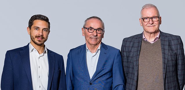 Bild: Ron Schuster, Heiko Werf und Thomas Ehlebracht (v.l.n.r.)
