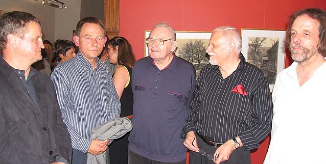 Bild: V.l.n.r.: Peter Gen&szlig;ler, Andreas Barth, G&uuml;nter Groh, Gerd Mackensen und J&uuml;rgen Rennbach