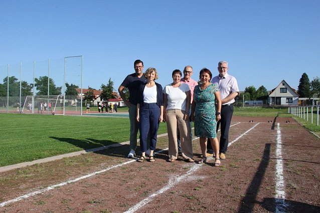 Bild: Neuer Ansatz, neues Team - die Lessing-Schule und der Kreissportbund arbeiten f&uuml;r das inklusive Sportfest eng mit der Lebenshilfe zusammen und auch das Landratsamt ist weiter mit im Boot