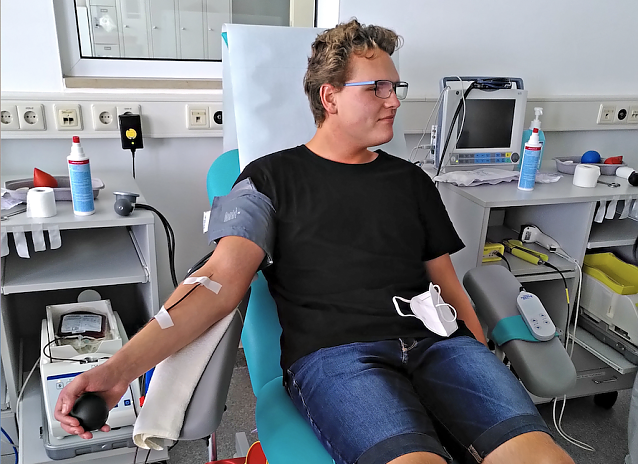 Bild: Blutspende am S&uuml;dharzklinikum