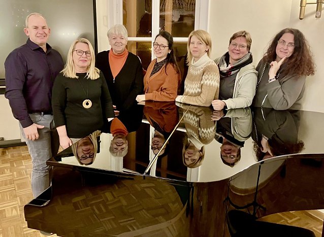 Bild: Der neue Vorstand der Musikschulf&ouml;rderer
