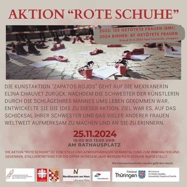 Bild: "Aktion Rote Schuhe" 