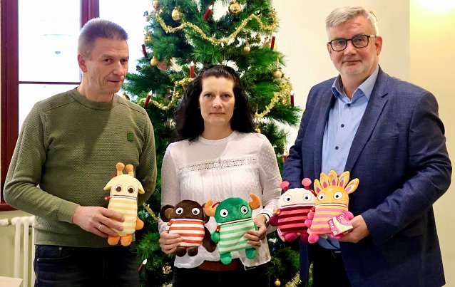 Bild: Sorgenfresser in der Not - die Kuscheltiere sollen in Notsituationen Trost spenden