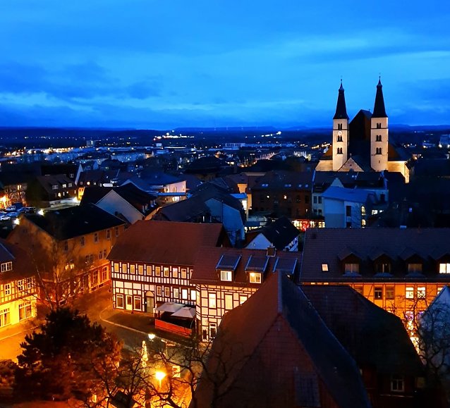 Bild: Wundersch&ouml;ner Blick auf Nordhausen von der Blasiikirche