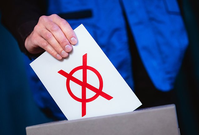 Bild: Wahlkreuz f&uuml;r den Betriebsrat