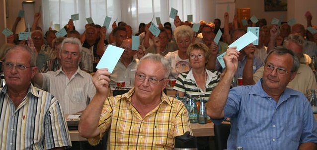Bild: Vertreter stimmten ab