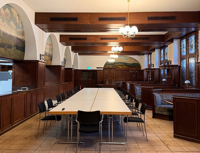 Bild: Ratskeller als Sitzungszimmer