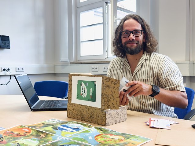 Bild: Friedrich Ederer, der Dozent bei der Hochschule Nordhausen und einer der deutschen Partner im Projekt <i>Games for Goals