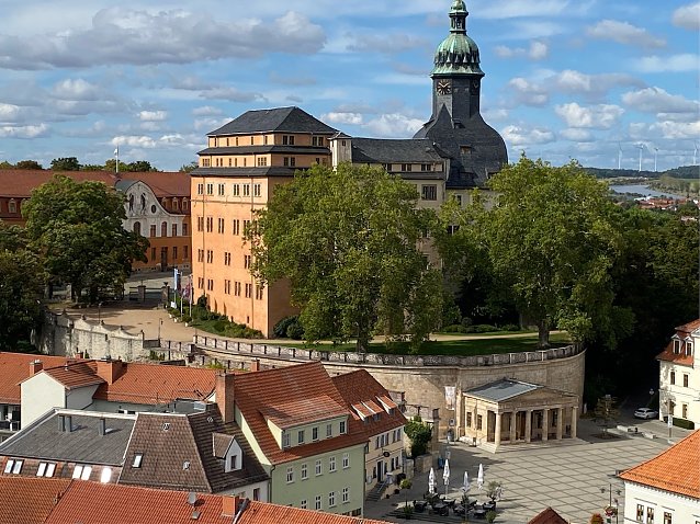 Bild: Der goldene Herbst in Sondershausen - Blick vom Kirchturm