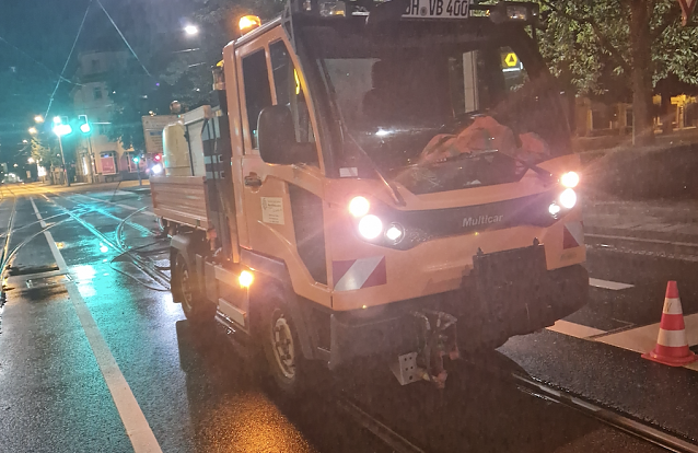 Bild: Spurrillenreinigung am Nordh&auml;user Gleis