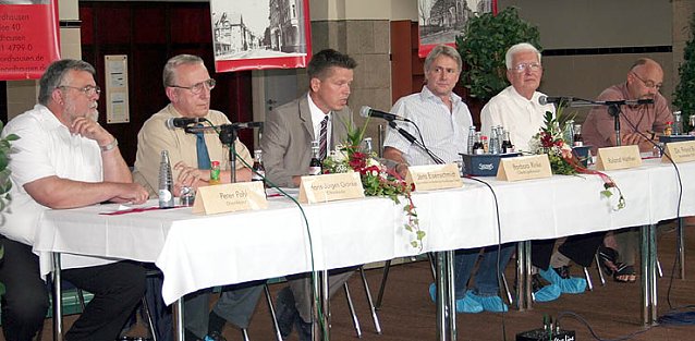 Bild: Das Podium