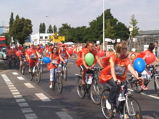 Bild: Mit dem Rad durch die Stadt