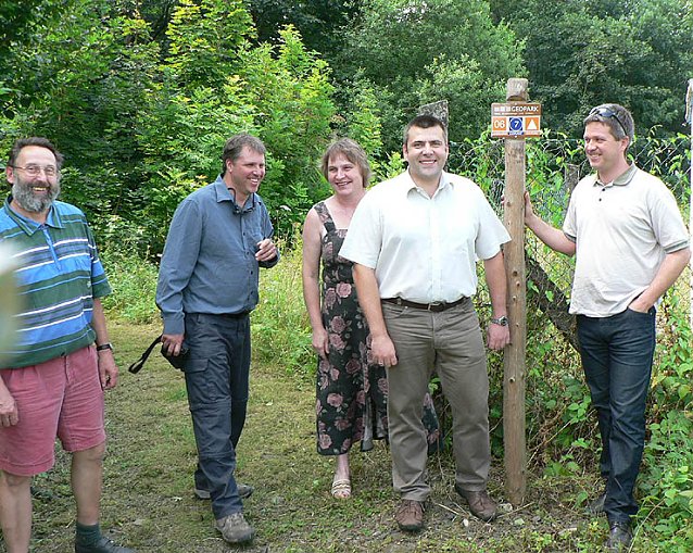 Bild: UNterwegs bei Ilfeld