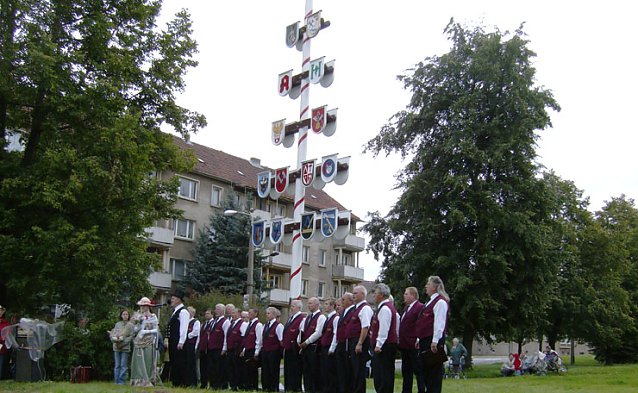 Bild: Gewerke am Baum in Bleicherode