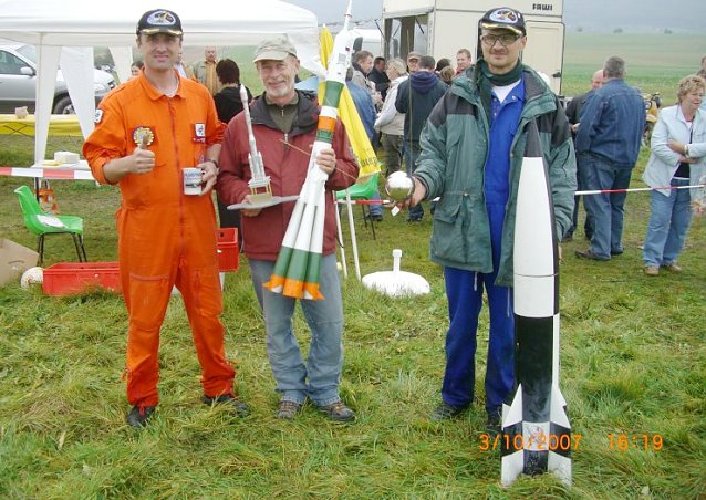 Bild: Raketen &uuml;ber Bleicherode