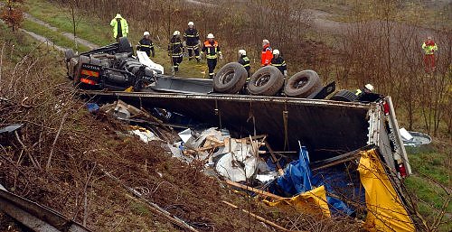 Bild: Unfall auf der A 38