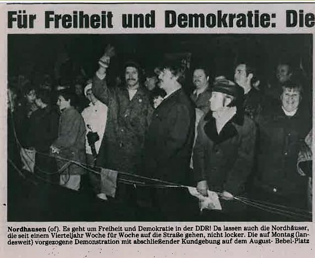 Bild: Udo Pichel zur Wendezeit