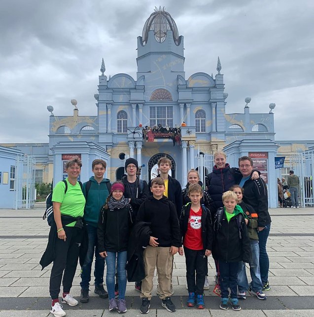 Bild: Belantis-Besuch als Belohnung zum Ende der Trainingswoche 