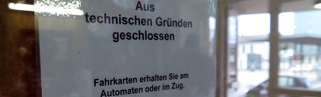 Bild: Der Dampfladen war heute dicht - Inventur oder Schlie&szlig;ung?