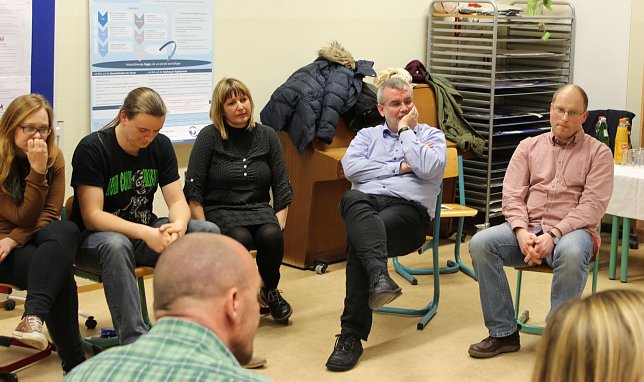 Bild: Filmabend an der evangelischen Grundschule