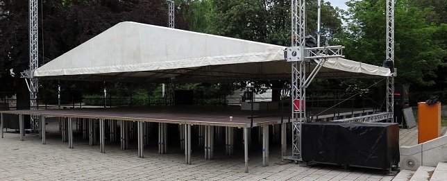 Bild: 168 Quadratmeter B&uuml;hnenfl&auml;che - das muss schon sein.