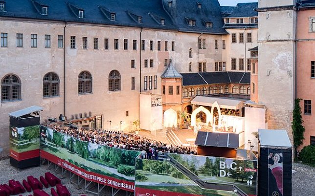 Bild: Blick in den Schlosshof