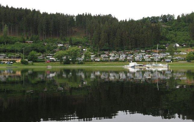 Bild: Blick auf den Campingplatz