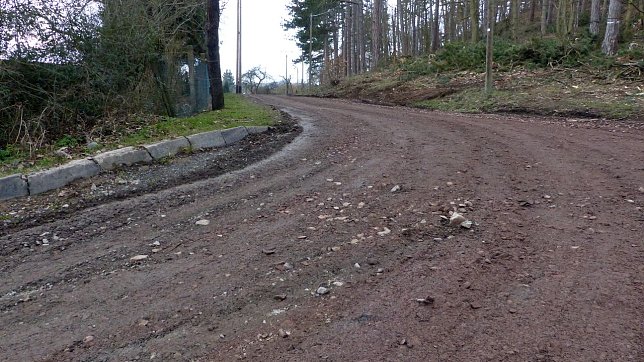 Bild: Auch der Abschnitt bis zum Grenztriftweg wurde neu geschottert