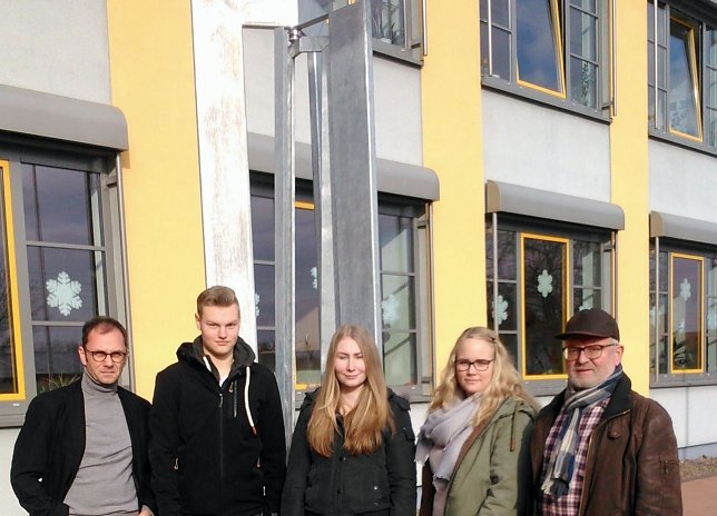 Bild: Windm&uuml;hle im Eingangsbereich