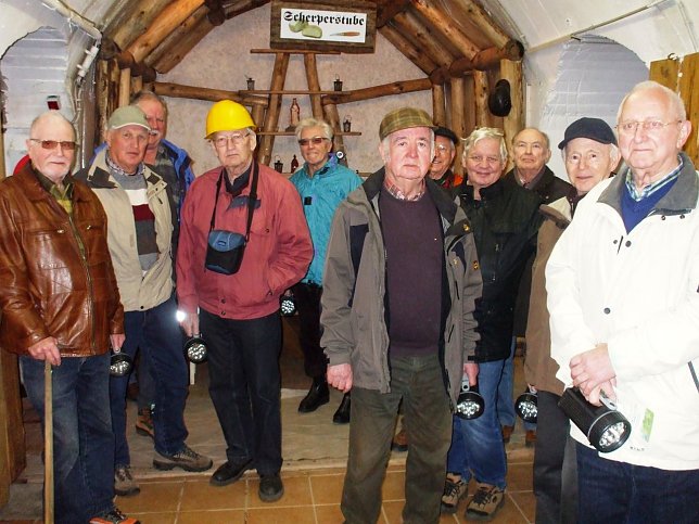 Bild: Besuch im Bergwerk