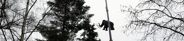 Bild: Das Mammut am Haken