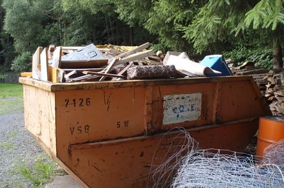 Bild: Gesammelter M&uuml;ll im Harzbereich vom Forstamt Bleicherode-S&uuml;dharz