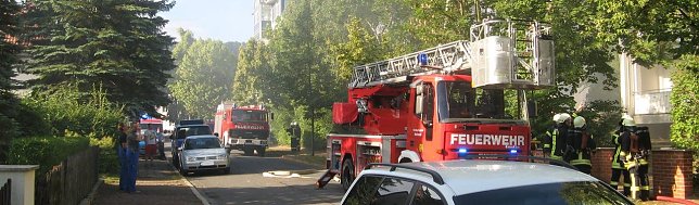 Bild: Verletzte bei Brand in Bleicherode