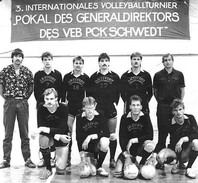 Bild: 1987 - Teilnahme an einem Turnier in Schwedt