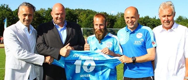 Bild: Von links: Maurizio Gaudino, Nico Kleofas, Marco Sailer, Joe Albersinger und Hans-Joachim Junker