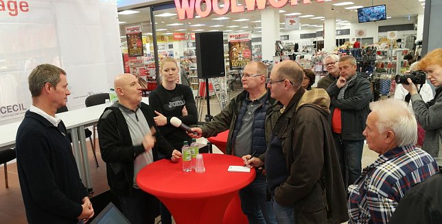 Bild: Pressegespr&auml;ch in der Marktpassage