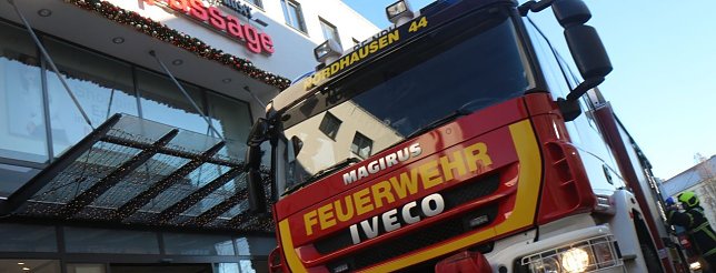 Bild: Feuer in der Marktpassage