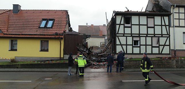 Bild: Brand in Auleben - der Tag danach